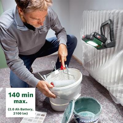 Bosch Groen UniversalWorklight 18V-2100 BT Accu Werklamp | Zonder accu en lader - 06039A1300 - thumbnail