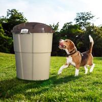Bama pet dado voedselcontainer 60l beige/taupe - thumbnail