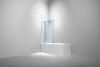 Van Rijn Products ST02 Badwand - 120x150cm - incl glasbehandeling - chroom ST02900 - thumbnail