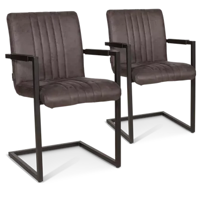 Armstoel Avery - Antraciet