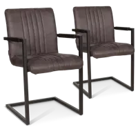 Armstoel Avery - Antraciet - thumbnail