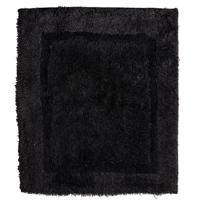Wicotex Badmat uni zwart 60x90cm - thumbnail