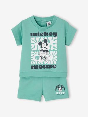 Babyset met short MICKEY mintgroen