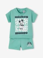 Babyset met short MICKEY mintgroen - thumbnail