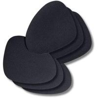 Cookinglife Onderzetters - Vegan leer - Zwart - Organic - 13 x 11 cm - 6 stuks - thumbnail