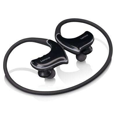 Lenco BTX-750 Bluetooth Sport Headset met MP3-speler 8 GB Bluetooth 5.0 IPX4 Spatwaterdicht Micro SD-kaartlezer Zwart