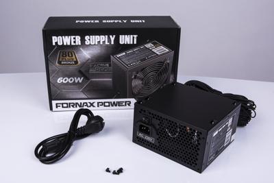 Gembird CCC-PSU80P-BBP-600 power supply unit 600 W 24-pin ATX ATX Zwart - thumbnail