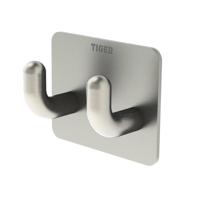 Dubbele Haak Tiger Pinky Metaal RVS - thumbnail