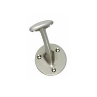 Intersteel Leuninghouder opschroevend vlak zadel - nikkel mat - thumbnail