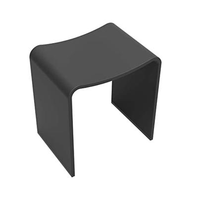 Badkamer Kruk Wiesbaden Solid Surface 40x30x42,5 cm Mat Zwart Badkamer Kruk Wiesbaden Solid Surface 40x30x42,5 cm Mat Zwart