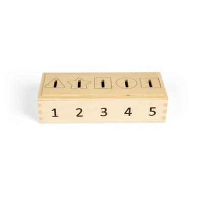 Bigjigs houten sorteerbox, 27dlg.