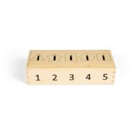 Bigjigs houten sorteerbox, 27dlg. - thumbnail
