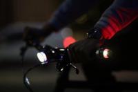 Cycl LED fietsverlichting richting aanwijzer zwart ø 15 cm - thumbnail