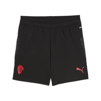 PUMA AC Milan Trainingsbroekje 2025-2026 Kids Zwart Rood PUMA AC Milan Trainingsbroekje 2025-2026 Kids Zwart Rood