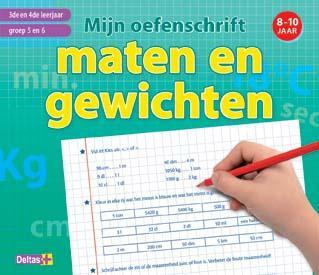 Deltas Mijn oefenschrift maten en gewichten 3e en 4e leerjaar