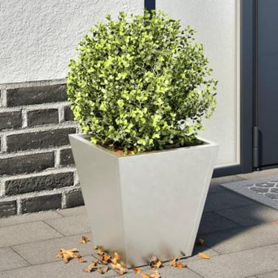 VidaXL Plantenbakken 2 st 30x30x30 cm roestvrij staal