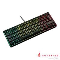 Surefire Gaming KingPin X1 Gaming-toetsenbord Kabelgebonden, USB QWERTY, Italiaans Zwart Verlicht, Multimediatoetsen - thumbnail