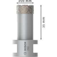 Bosch Accessories Bosch Power Tools 2608587115 Diamantboor droog 20 mm Van diamant voorzien 1 stuk(s) - thumbnail