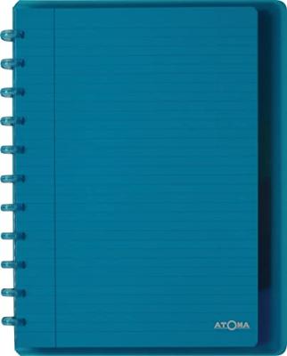 Atoma Trendy schrift, ft A4 +, 120 bladzijden, gelijnd, met 6 tabbladen en 5 showtassen, in geassorteerde Atoma Trendy schrift, ft A4 +, 120 bladzijden, gelijnd, met 6 tabbladen en 5 showtassen, in geassorteerde