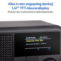 Mini Radio - MEDION - DAB/FM - Mono 2W RMS - Zwart - thumbnail