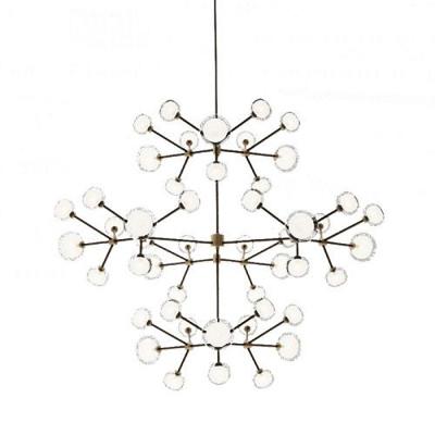 Tooy Nabila 48 Hanglamp - Zwart - Messing