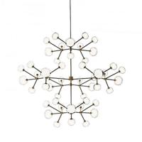 Tooy Nabila 48 Hanglamp - Zwart - Messing - thumbnail