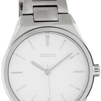 OOZOO C10525 Horloge Timepieces staal zilverkleurig-wit 34 mm - thumbnail