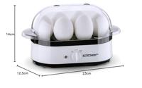 Cloer 6081 Eierkoker voor 6 Eieren 350W Wit - thumbnail