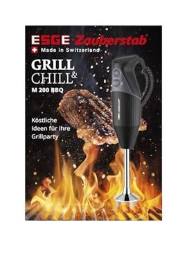 ESGE M 200 BBQ Staafmixer 200 W Met hakmolenopzet Zwart