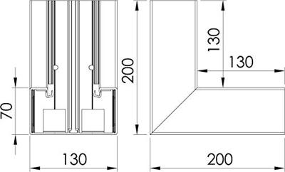 OBO Bettermann 6274540 Montageaccessoire (b x d) 130 mm x 70 mm 1 stuk(s) Zuiver wit