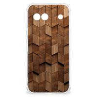 Stevig Telefoonhoesje voor Google Pixel 8A Wooden Cubes - thumbnail