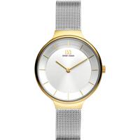 Danish Design IV65Q1272 Horloge Georgia Mesh titanium zilver-en goudkleurig 32 mm - thumbnail