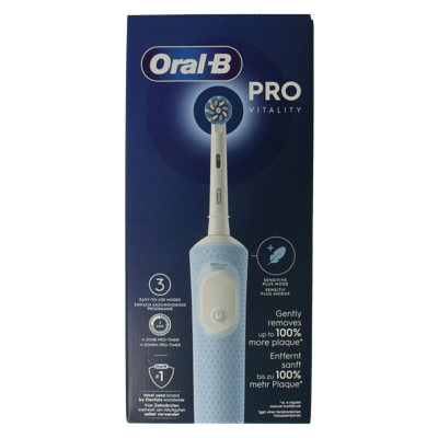 Oral-B Vitality Pro Elektrische Tandenborstel Blauw Oral-B Vitality Pro Elektrische Tandenborstel Blauw