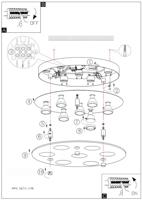 Eglo PlafondlampCabo-Sd rond nikkel - 75343 - thumbnail