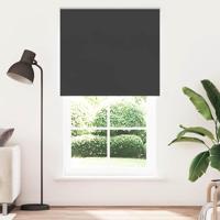 VidaXL Rolgordijn verduisterend 135x230 cm stofbreedte 131,6 cm zwart - thumbnail