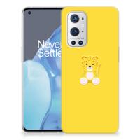 OnePlus 9 Pro Telefoonhoesje met Naam Baby Leopard - thumbnail
