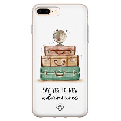 iPhone 8 Plus/7 Plus siliconen hoesje - Wanderlust iPhone 8 Plus/7 Plus siliconen hoesje - Wanderlust