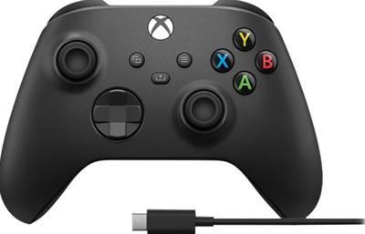 Xbox Wireless Controller - Carbon Black + USB-C Cable