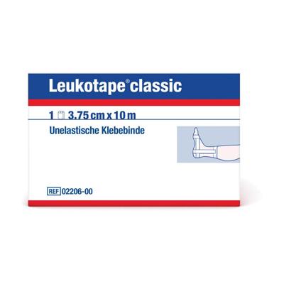 Leukotape Classic 10m x 3.75cm wit 1 Stuks
