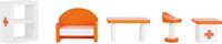 Speelhuis ziekenhuis met accessoires - thumbnail