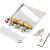 Fender 3-Saddle Top-Load / String-Through Tele Bridge gitaarbrug met gecompenseerde messing Bullet brugzadels - thumbnail