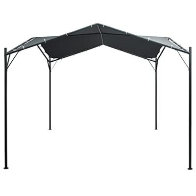 VidaXL Prieel 3x3 m staal antraciet