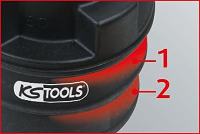 KS Tools 150.2529 2-traps contrastopadapter, 31 x 38 mm KS Tools 150.2529 2-traps contrastopadapter, 31 x 38 mm