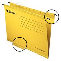Esselte hangmappen voor laden Classic tussenafstand 330 mm, geel, doos van 25 stuks - thumbnail