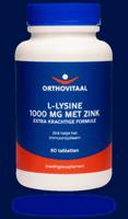 L-Lysine 1000mg met zink 60 Tabletten - thumbnail