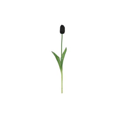 Kunstbloem tulp Zwart 10x10x47cm