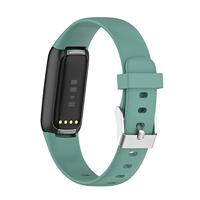 Fitbit Luxe - Sportbandje met gesp - Maat: Large - Groen - thumbnail
