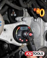 KS Tools 516.1193 1/2 digitale koppeladapter met hoekmeter, 40-200 Nm - thumbnail