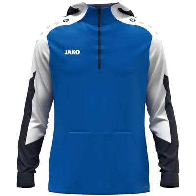 JAKO 6770 Sweater Met Kap Dynamic - Royal/Wit/Marine - XL