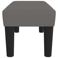 Bankje 70x30x30 cm kunstleer grijs - thumbnail